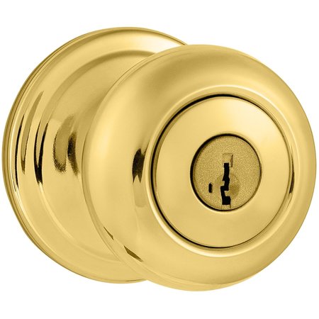 Clear Pack Juno Entry Lock SmartKey W/ RCAL Latch and RCS Strike Bright Brass Finish -  KWIKSET, CP740J-3S